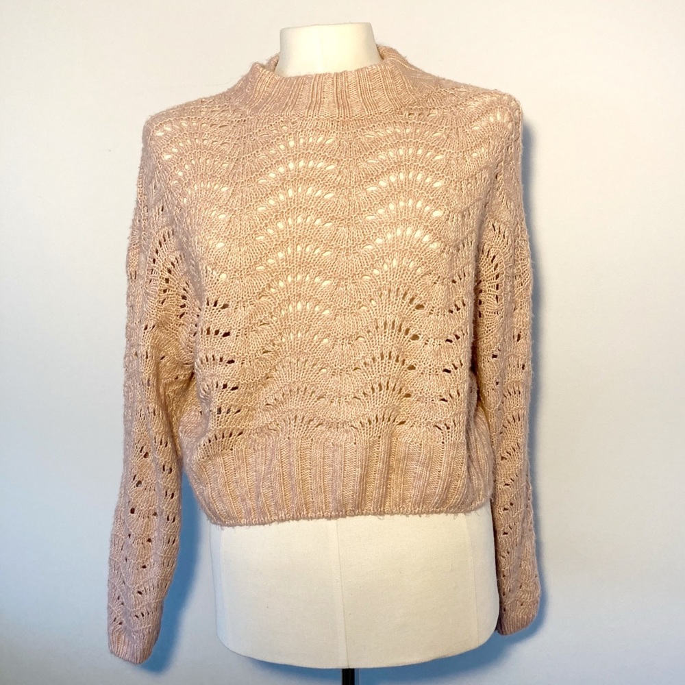 Urban Outfitters Pink Crew Neck Sweater